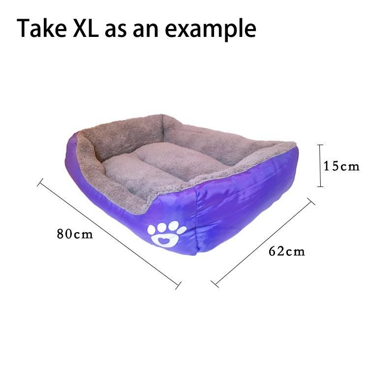 Manufacturers Wholesale Medium and Small Dogs Cotton Velvet Pet Nest Pet Beds Pads Bed Mat