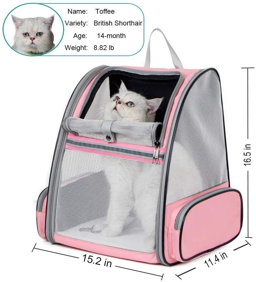 Eco-Friendly Breathable Foldable Carrier Backpack Carrying Travel Pet Bag