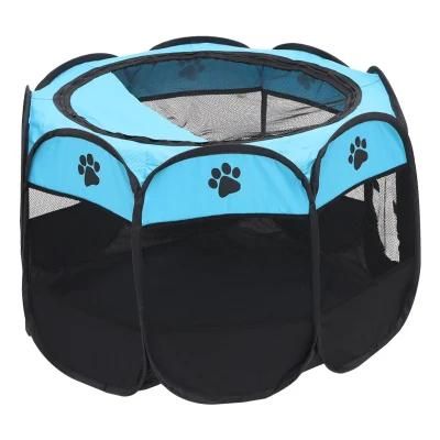 Manufacturer Customize Portable Foldable Indoor Outdoor Water Resistant Removable Shade Cover Dog Pet Cats Playpen