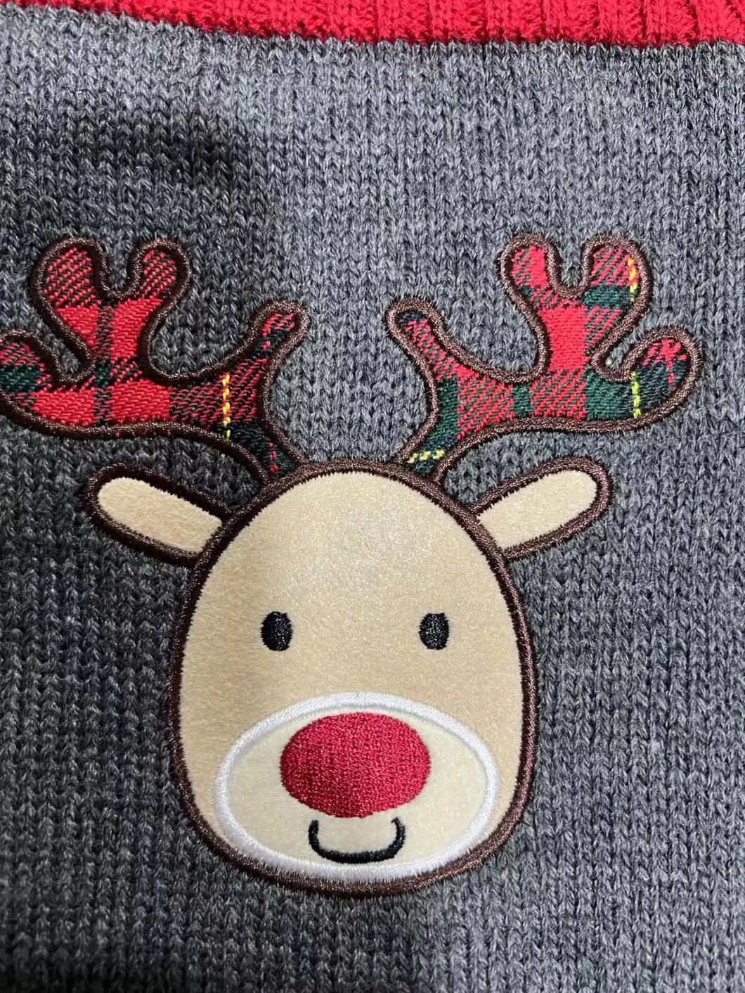 Deer Head Embroider Pet Sweater Dog Sweater Factory Sweater Products
