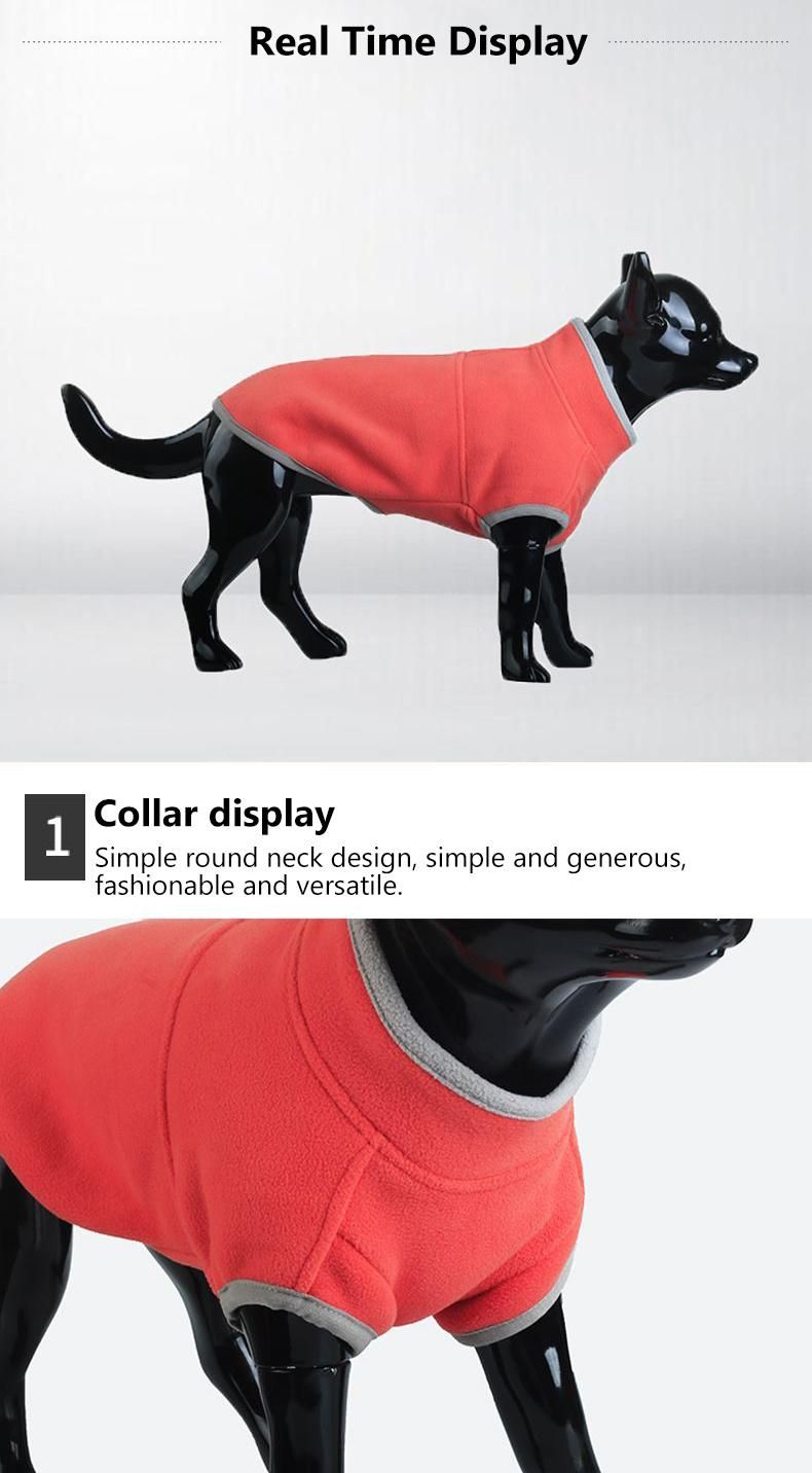 Winter Dog Clothes for, Small Big Large Dogs French Bulldog Solid Color Keep Warming Pet Clothes//