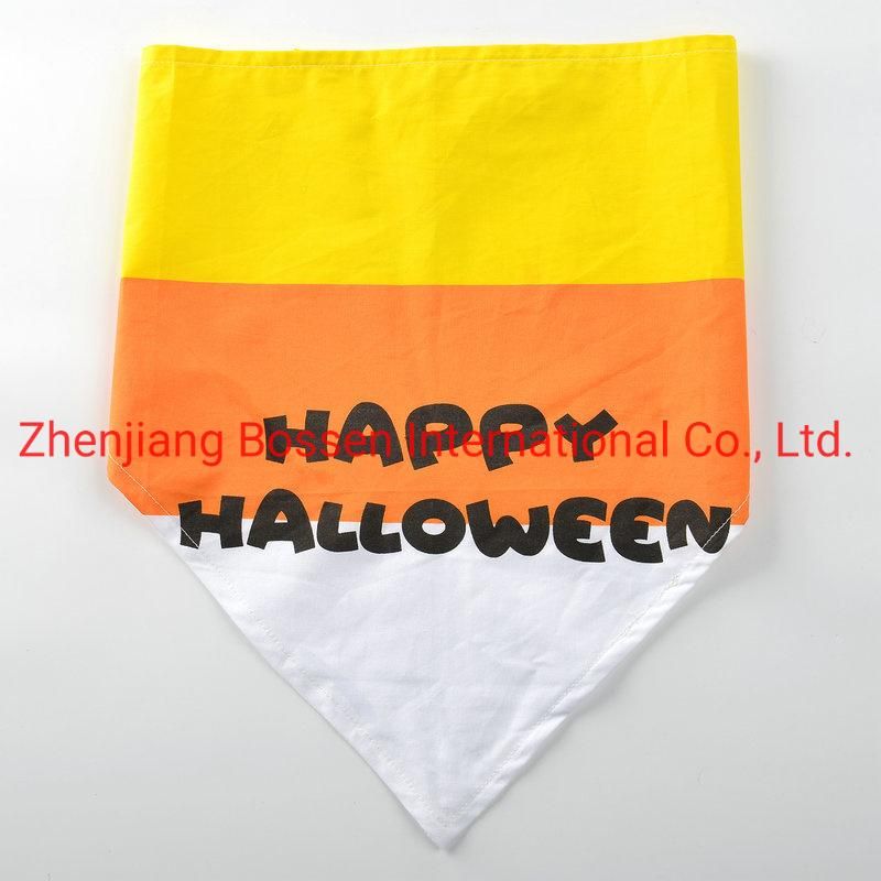 OEM Custom Design Print Cotton Polyester Pet Triangle Bandana Manufacturer