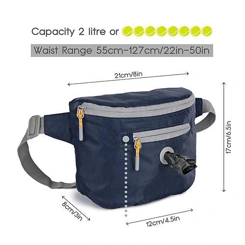 Dog Poo Bag Dispenser Waste Carrier Lightweight Rainproof Dog Treat Bag Dog Walking Bag