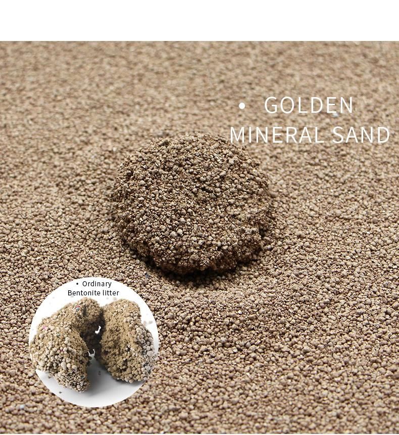 Wholesale Health Environmental Protection Deodorizing Pet Products Rapid Absorption Mineral Cat Litter