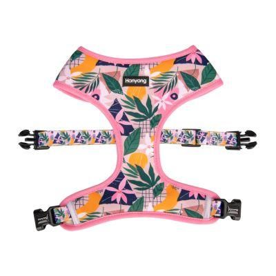 Spring Summer Dog Harness No Pull Vest Harness with Soft Air Mesh Camouflage and Skeleton Pattern