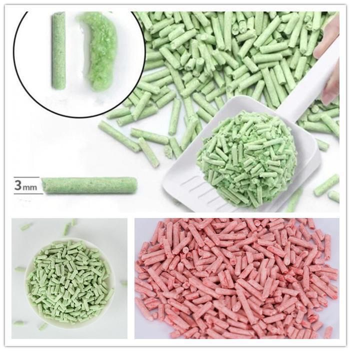 Hot Sale Natural Quickly Clumping White Pea Tofu Cat Litter Factory