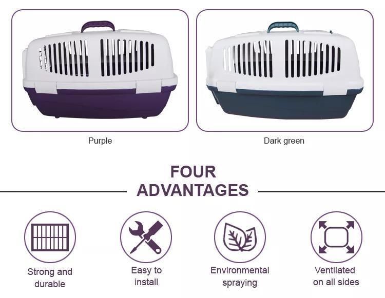 in Stock OEM ODM Wholesale Dog Cage Luxury Pet Hurricane Transport Crate Pet Box Transport Pet Carrier