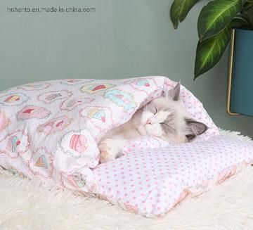 Hot Sale Pet Supplies Cat Sleeping Bag Cat Bed