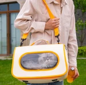 Transparent PU Pet Travel Shoulder Bag Cat Carrier Pet Products