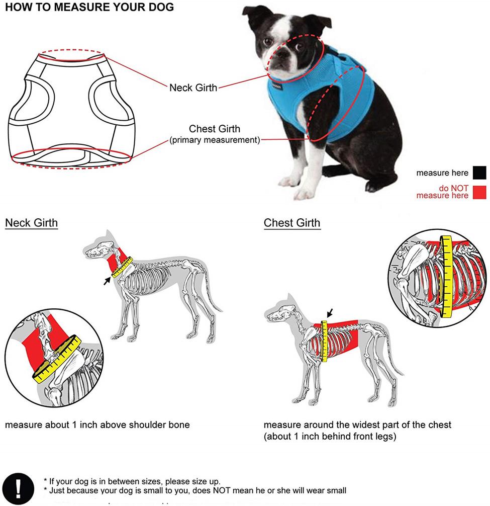 Authentic Dual Closure Type Safety Durable Puppy Dog Vest