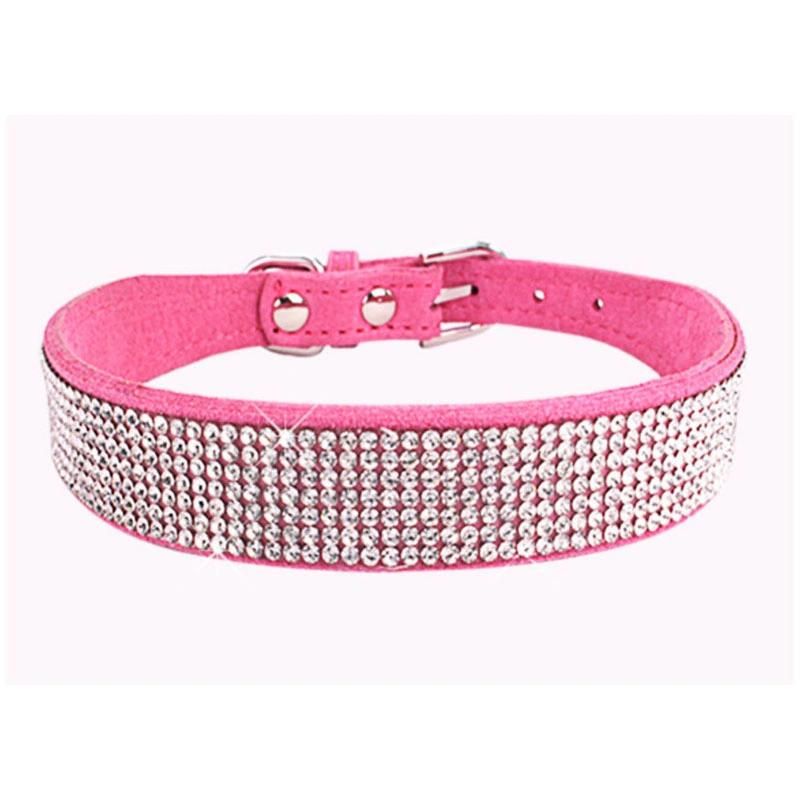 Rhinestone Dog Collar Dazzling Sparkling Crystal Pet Collar