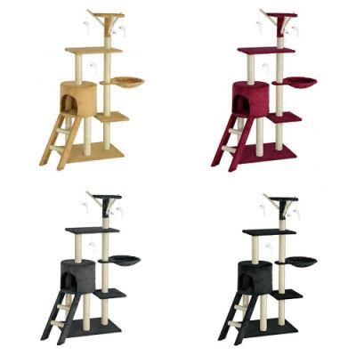 Indoor Cat Play Tree House Cardboard Cat Tree Scratcher