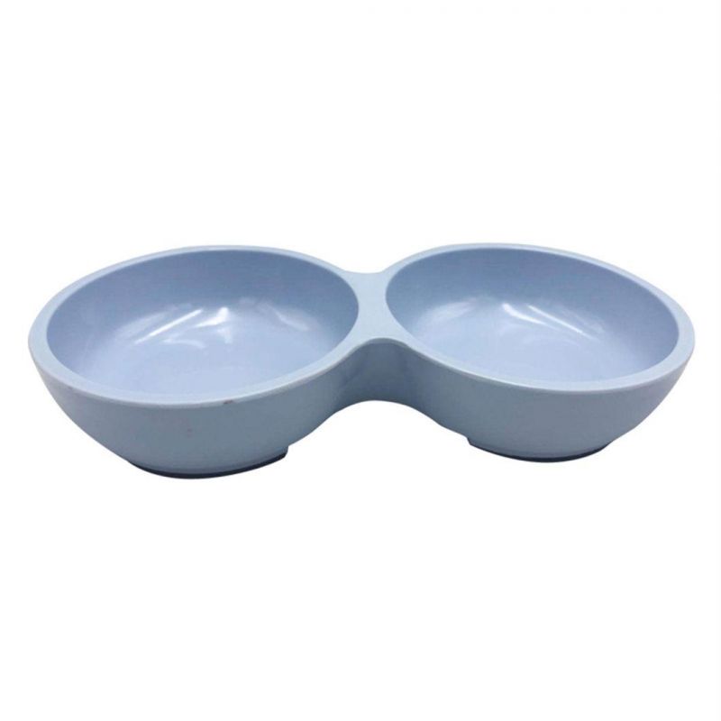 Pet Double Bowl Universal Double Bowl Small Dog Food Bowl