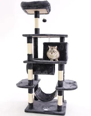 Cat Tree Condo Furniture Kitten Activity Tower Pet Kitty Play House with Scratching Posts Perch