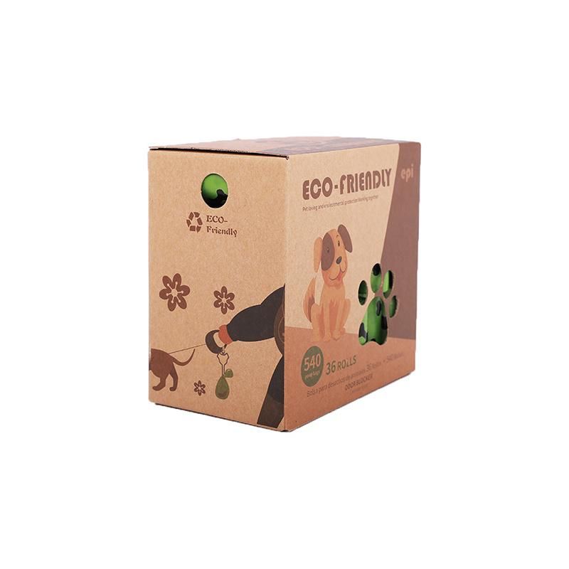 Dog Poop Bag Pet Supplies Pet Poop Garbage Bag Garbage Dispenser 20 Macrons Customized Unscented and Scented 10PCS a Roll Waste Bags