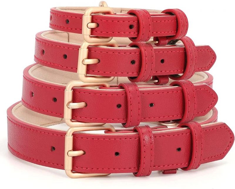 Heavy Duty Waterproof Classic Leather Dog Pet Collar