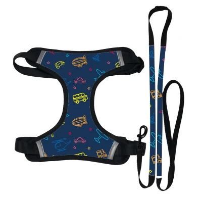 OEM Customize Adjustable Dog Harness Print All Seasons Eco-Friendly Pet Supplies