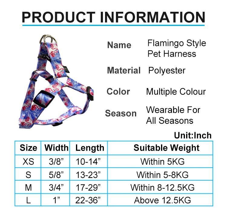 Wholesale Pets Accessories Comfortable Durable Dog Harness and Leash