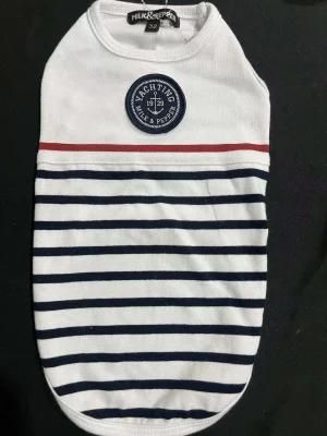 &quot;Yachting Milk &amp; Paper&quot; Strip Style Pet Shirt Pet Products Dog Clothes