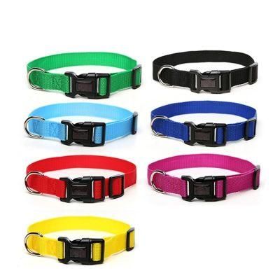 Customized Logo Polyester Printed Pet Accessories Collars for Pet Dogs