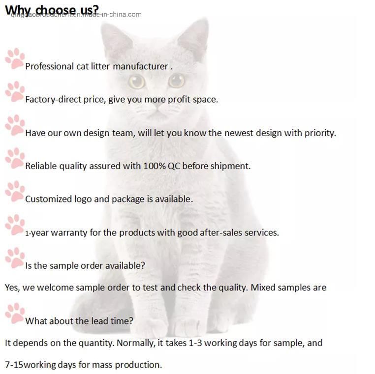 White+Blue 3.5L Macro-Pored High Adsorbent Crystal Cat Pet Litter