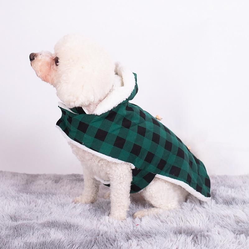 Hot Sale Fashion British-Style Design Dog Warm Coat Fashionable Colorful Pattern Dog Apparel Pet Cloth Sweater Hoodie