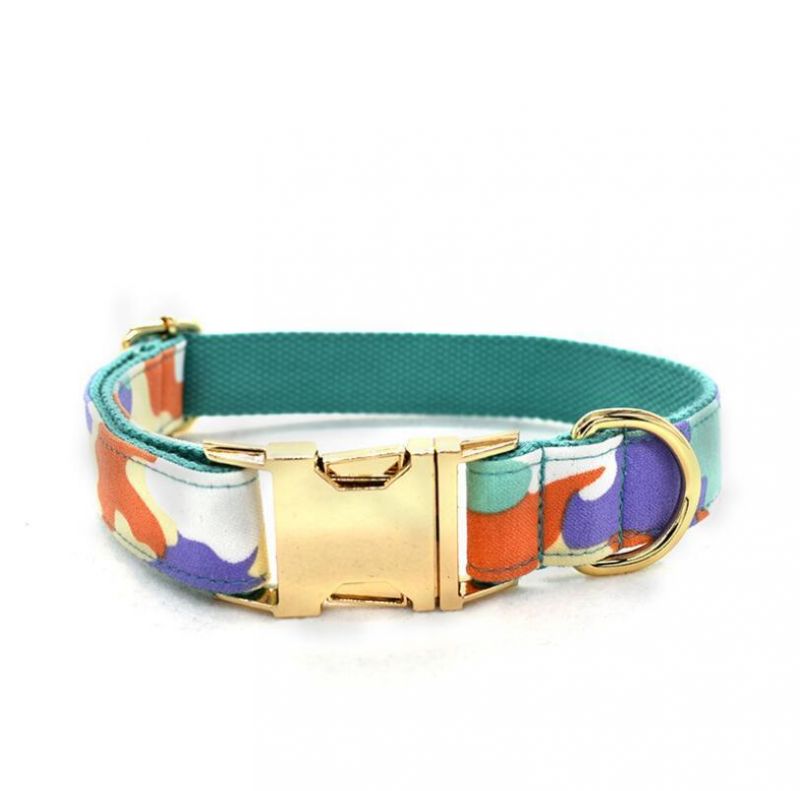Fast Delivery of Custom Dog Collar Leash in Colofrul Camo