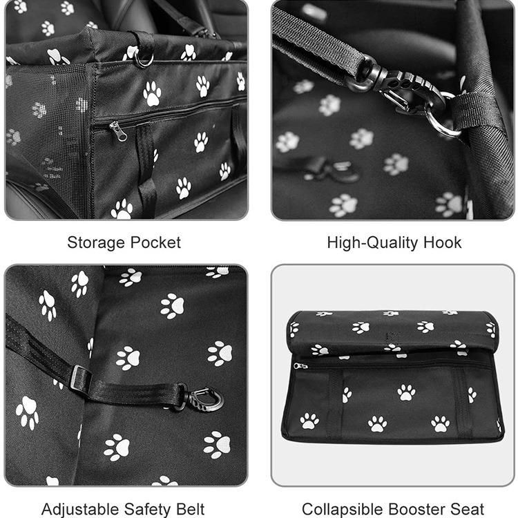 Luxury Solid Customized Logo Travel Dog Carrier Pet Car Mat Basket
