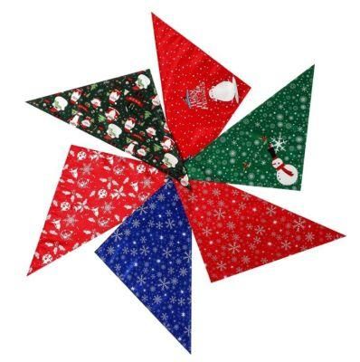 Dog Bandanas Washable Cotton Triangle Dog Scarfs for Small Medium Large Dogs and Cats