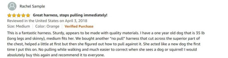 Adjustable Reflective Breathable Oxford Soft Dog Harness Easy Control Front Clip for Small Medium Large Dogs