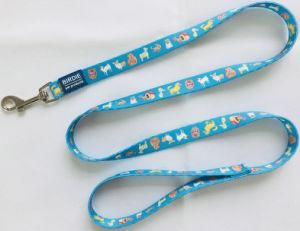 Dog Lead, Dog Leash, Pet Lead, Pet Leash, Pattern Lead (Art: teal dogs)