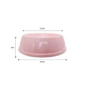 Pet Products Factory Feeder Eating Pet Dog Cat Food Plastic Candy Color Bowl Pet Supply for Bailigao