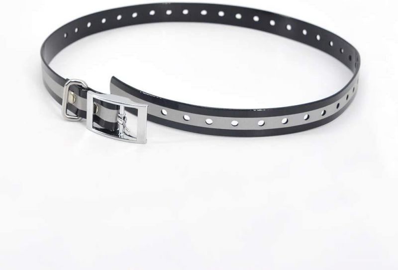 TPU Waterproof Dog Collars with Buckles Adjustable Replacement Strap Soft Belt