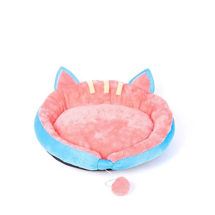 Wholesale Removable Washable Cute Pet Nest Cat Nest Kennel Plush Pet Mat Pad Cushion Pet Accessories for Cats Dogs Puppy Kitty Bed