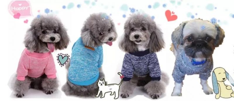 Pet Dog Sweater Warm Dog Pajamas Soft Cat Sweater Puppy Clothes Small Dogs Sweater Winter Doggie Sweatshirt