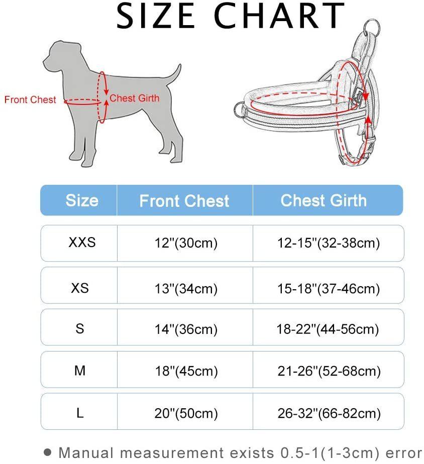 Escape Proof/Quick Fit Reflective Dog Strap Harness