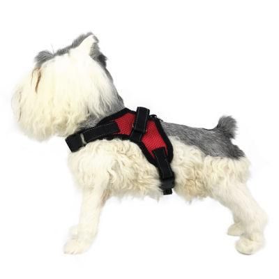 No Pull Release on Neck Reflective Adjustable No Choke Soft Control Training Dog Harness
