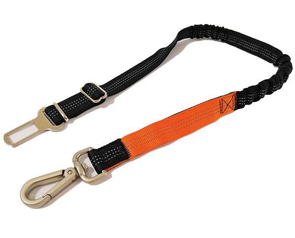 Nylon Rope Dog Soft Seat Belt Leash with Metal Buckle for Small Medium & Large Dog