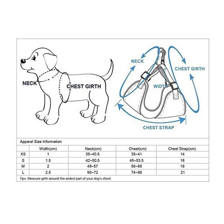 Simple Reflective Dog Harness No Pull Adjustable Harnesses for Dogs