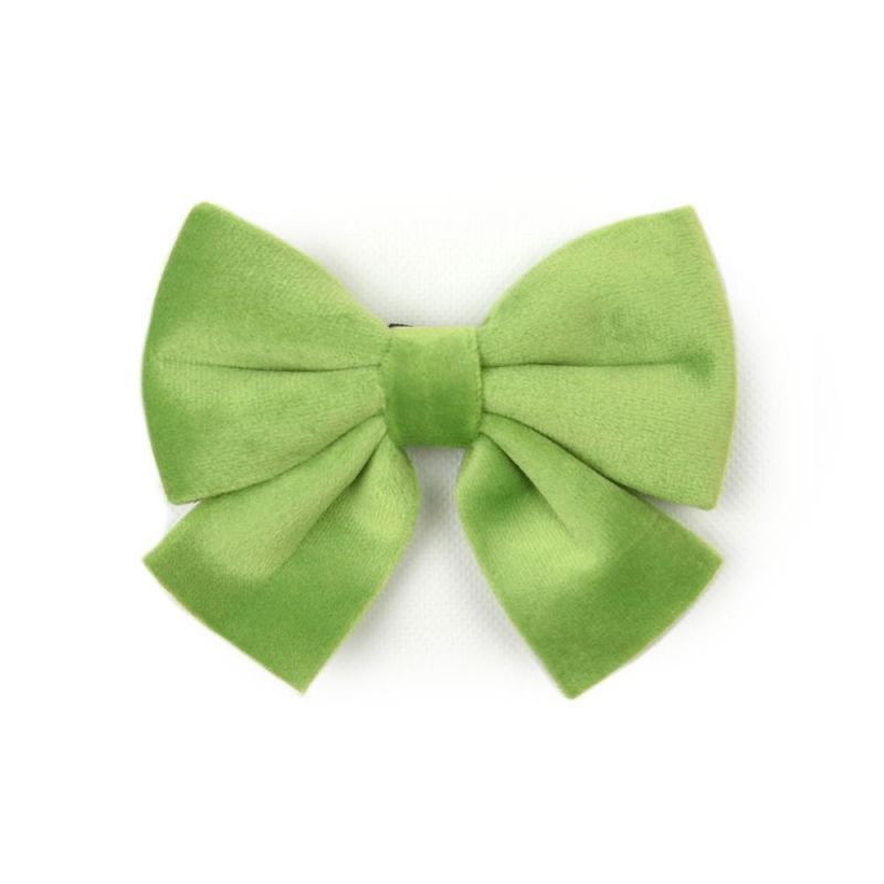 High Quality Custom Handmade Velvet Pet Dog Bow Tie Velvet Sailor Bow Tie