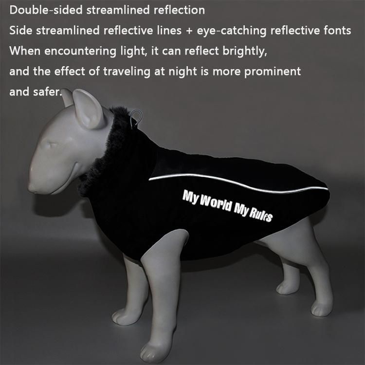 Reflective Charge Clothes Windproof and Fluffy Pet Clothes