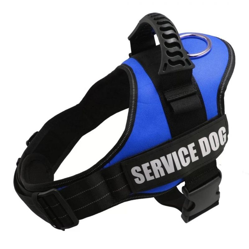 Adjustable Reflective No Pull Outdoor Walking Jogging Service Pet Dogs Harness