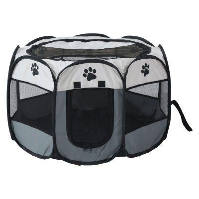Portable Foldable Indoor Outdoor Water Resistant Removable Shade Cover Dog Cats Pet Playpen