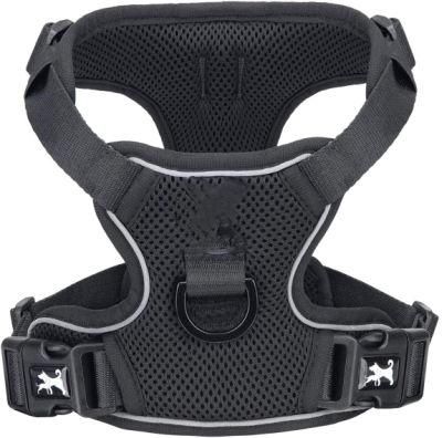 Adjustable &amp; Customizable Fit Soft Mesh Dog Harness