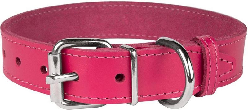 Fashionable Collar Leather Dog Collar with Multiple Colors