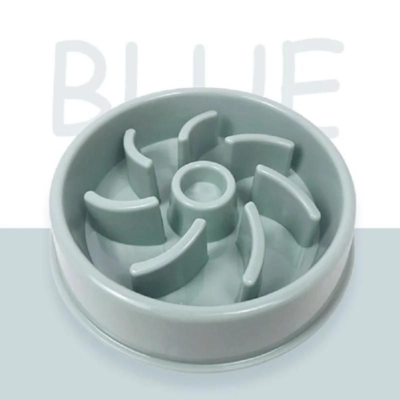 New Fashion Cat and Dog PP Material Slow Feeder Bowl