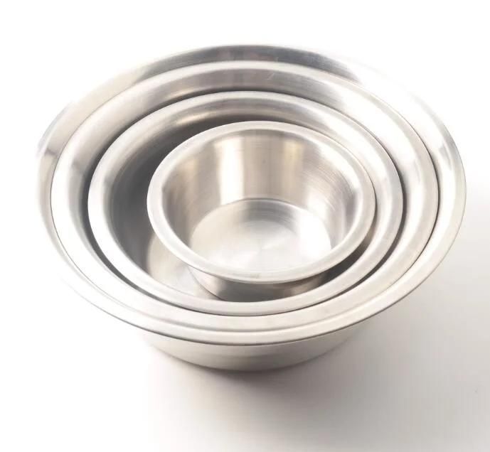16oz to 128oz Best Sale Wide Rimmed Metal Stainless Steel Dog Food Bowl