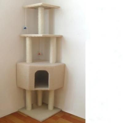 Customized Design Wooden Pet Condo Supplier Furniture Factory Toys Cat Wall Furniture Luxury Cat Scratcher Tree