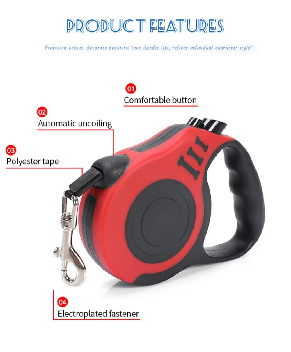 Automatic Extendable Traction Training Pet Retractable Dog Leash