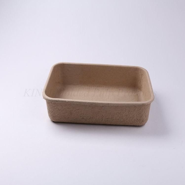 Biodegradable Customized Paper Molded Pulp Cat Litter Box